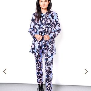 Wildfang Blooming Floral Suit set blazer pants
